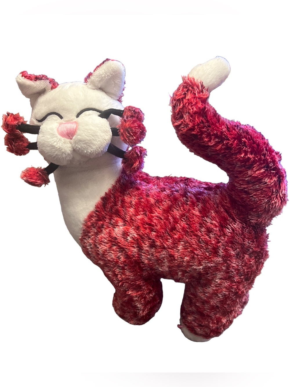 Whimsy Clay Plush Cat by Amy Lacombe Cranberry Tabby 14” +read